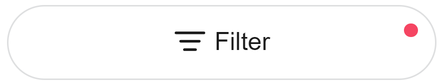 Non-default filter icon