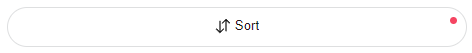 Non-default sort icon